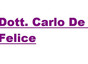 Dott. Carlo De Felice