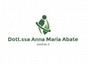 Dott.ssa Abate Anna Maria