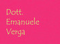 Dott. Emanuele Verga