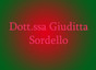 Dott.ssa Giuditta Sordello