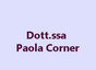 Dott.ssa Paola Corner