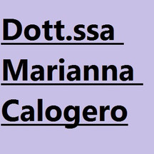 Dott.ssa Marianna Calogero
