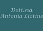 Dott.ssa Antonia Liotino