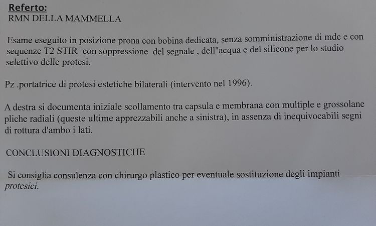 Scollamento tra capsula e membrana - 20810