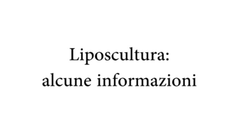 Liposuzione - Dott. Tommaso Anniboletti Chirurgo Plastico