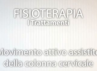 Movimento attivo assistito colonna cervicale