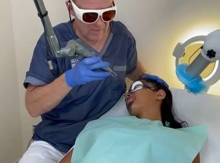 Laser carbon peel