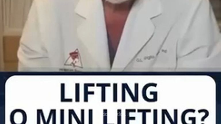 Dottor Gianluca Campiglio Lifting o mini lifting?