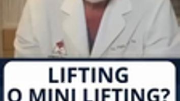 Dottor Gianluca Campiglio Lifting o mini lifting?